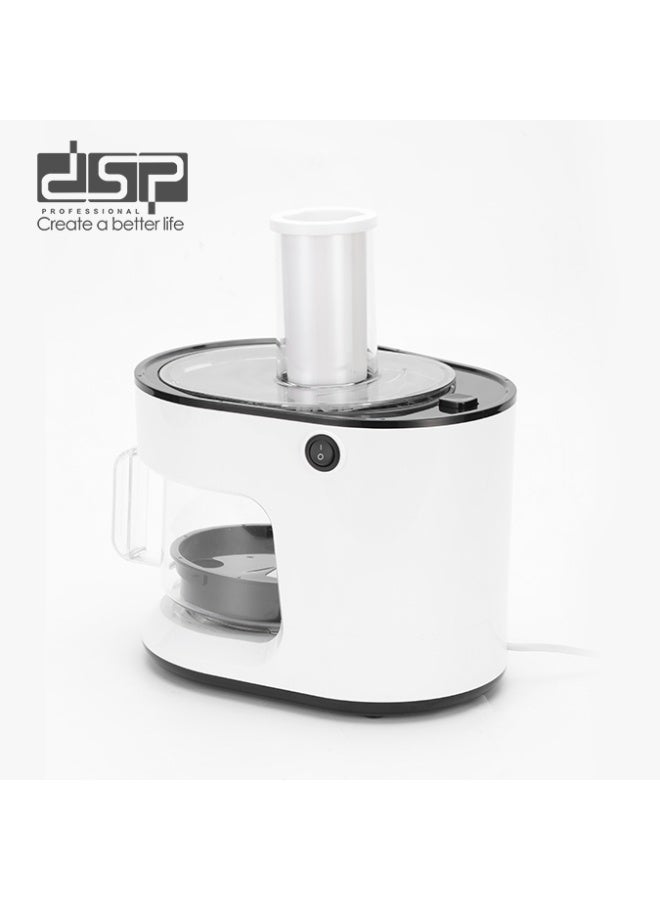 دي اس بي جهاز تحضير السلطة ومحضر الطعام DSP 5 في 1 - سعة 1500 مل، شفرات من الفولاذ المقاوم للصدأ، قطاعة حلزونية ومفرمة، 1200 دورة في الدقيقة، تصميم سهل التنظيف - Image 5